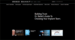 Desktop Screenshot of odedbahat.com