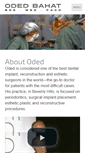 Mobile Screenshot of odedbahat.com